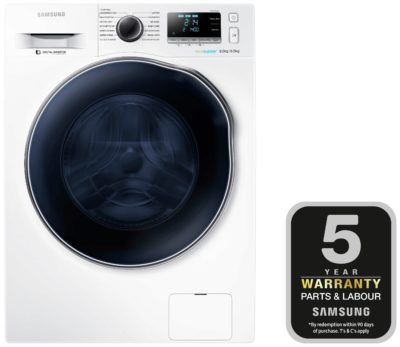 Samsung - WD90J6410AWEU - Washer Dryer - White